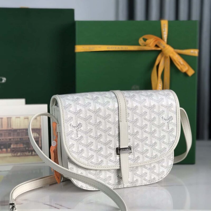 Goyard戈雅Belvédère 小号包斜背包8016 白色020198-1