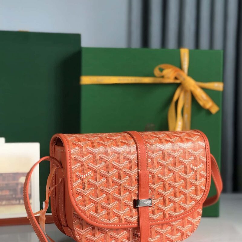 Goyard戈雅Belvédère 小号包斜背包8016 橙色 020198-1