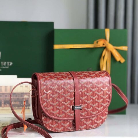 Goyard戈雅Belvédère 小号包斜背包8016 红色 020198-1