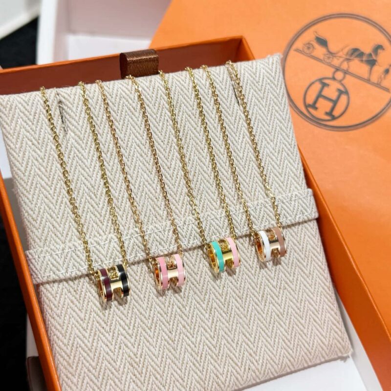 ☀️新款☑️ 爱马仕新款Mini Pop H Rocabar拼色项链