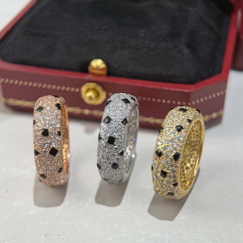 ☀️卡地亚豹纹钻石🐆系列 豹富戒指三色