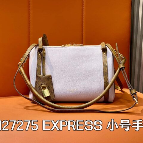 【原单精品】M27275浅紫色 全皮speedy枕头包 EXPRESS 小号手袋