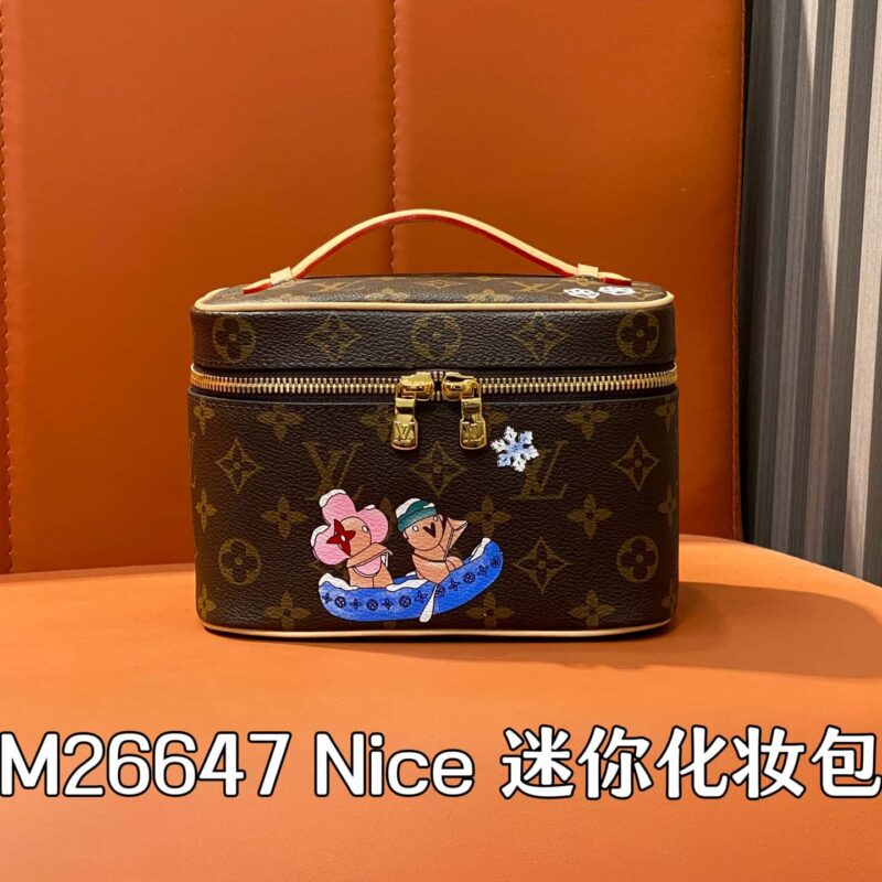 【原单精品】M26647丝印 圣诞款化妆包 本款 Nice 迷你化妆包