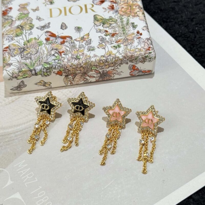 ❗️新品❗️☀️新款☑️ 迪奥DIOR五角星流苏耳钉耳环 ☀️