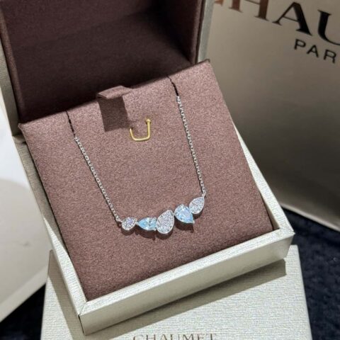 ❗️新款❗️ ☀️尚美巴黎 CHAUMET新款 约瑟芬系列Chaumet josephine海蓝宝项链 ☀️