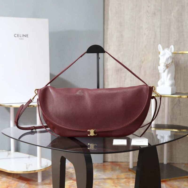 【特级品质 全钢五金】 Soft Triomphe Halfmoon 型号:124142 CELINE 26SPRING 半月包