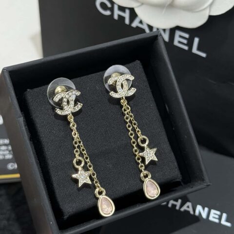 ❗️新品❗️  ☀️新款☑️ 香奈儿双C 25A 流苏五角星耳钉耳环 ☀️