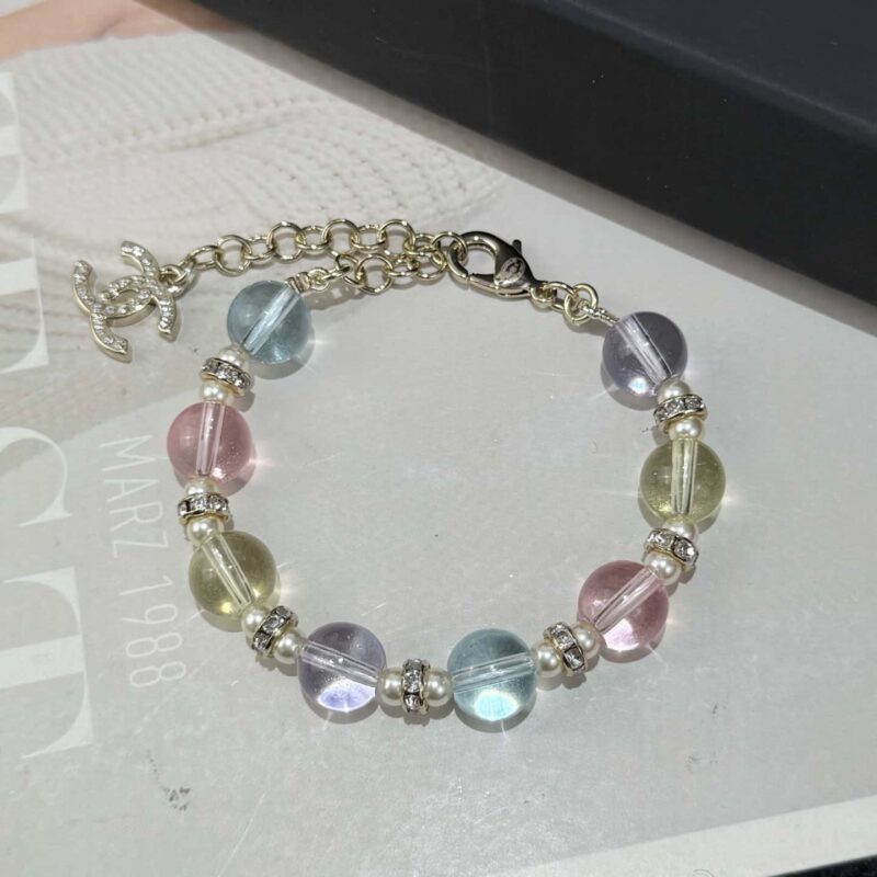 ❗️新品❗️香奈儿手链☀️新款☑️ 香奈儿Chanel 26C 双c彩色水晶手链 ☀️