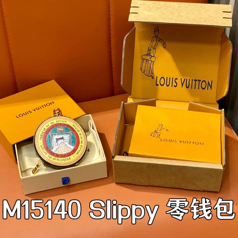 【原单精品】M15140老花猫咪 圆包零钱包 Slippy 零钱包