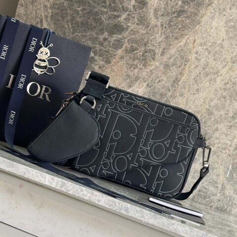 迪奥DIOR马鞍三件套手袋男士肩背包 1ADPO276YKY_H12E
