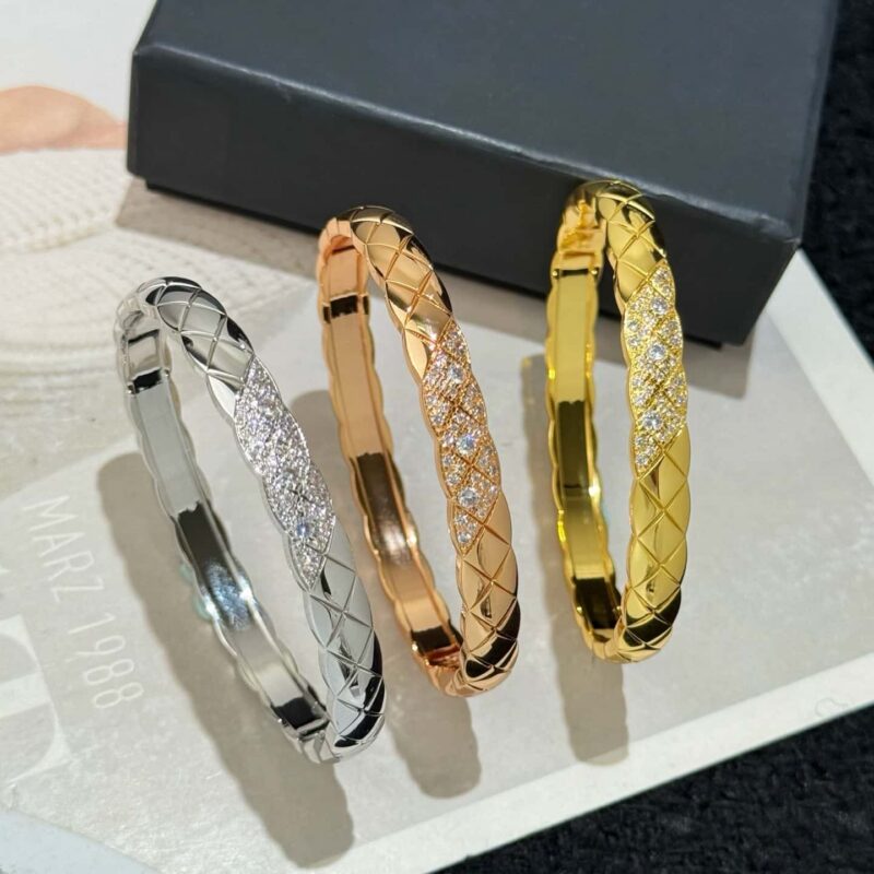 ❗️新品❗️ 新款☑️CHANEL香奈儿COCO CRUSH菱格斜钻手镯