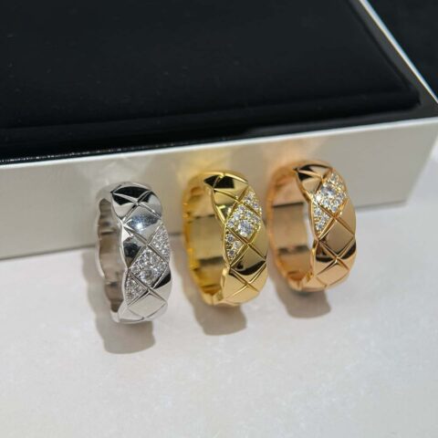 ❗️新品❗️  新款☑️CHANEL香奈儿COCO CRUSH菱格斜钻戒指