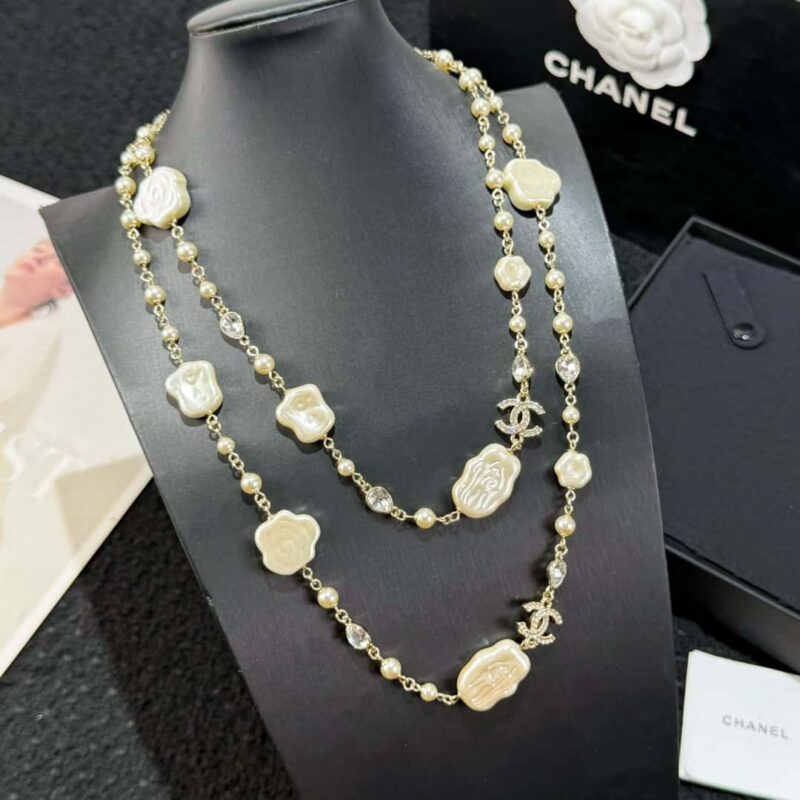 ❗️新品❗️☀️新款☑️ 香奈儿双c 25A 云朵长项链毛衣链 ☀️
