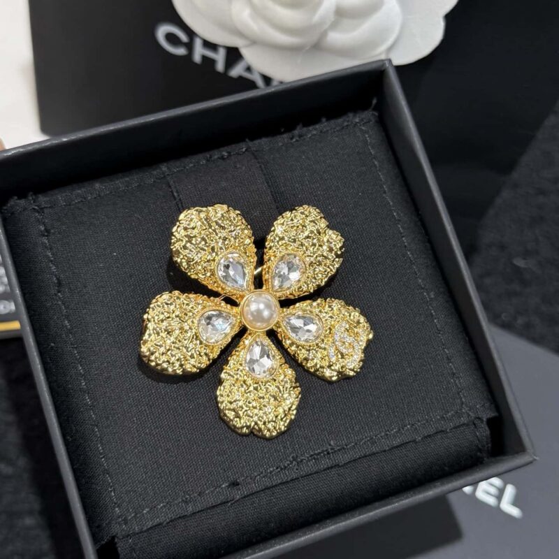 ❗️新品❗️ ☀️新款☑️ 香奈儿双C 26C 金色麦穗马眼钻胸针 ☀️