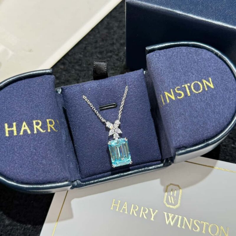 ☀️HARRY WINSTON  HW海瑞温时顿 海蓝宝项链