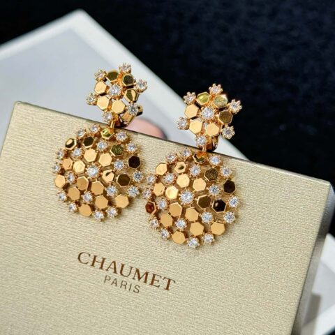 ❗️新款❗️☀️尚美巴黎 CHAUMET新款蜂巢耳钉耳环
