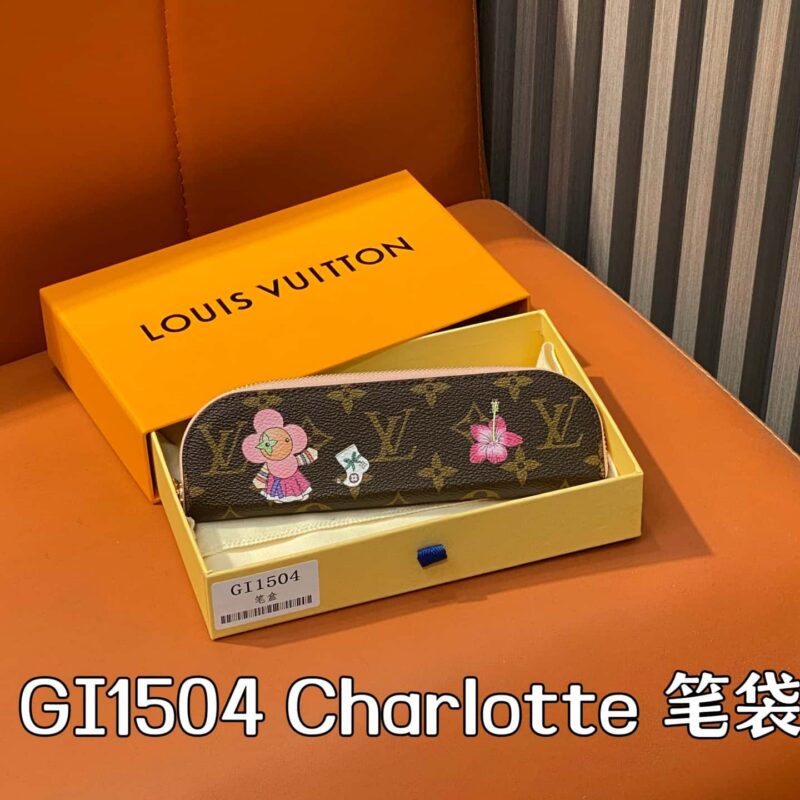 【原单精品】GI1504老花丝印 圣诞款笔袋 本款 Charlotte 笔袋