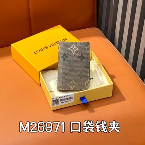 【原单精品】M26971军绿色 卡包钱包 口袋钱夹 本款口袋钱夹