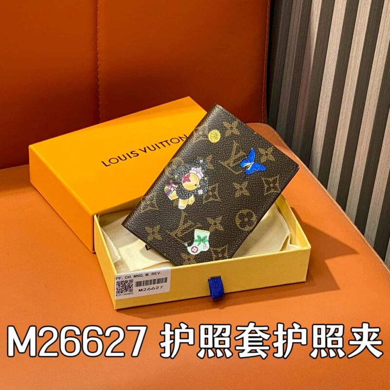 【原单精品】M26627丝印 圣诞款护照套护照夹