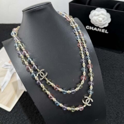 ❗️新品❗️☀️新款☑️ 香奈儿Chanel 26C 双c彩色水晶毛衣链长项链 ☀️