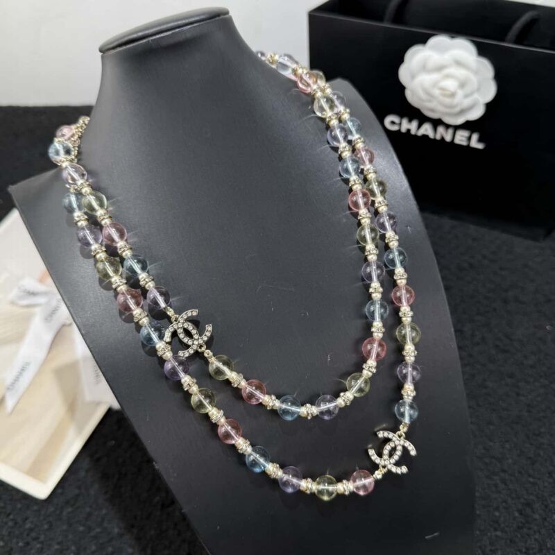 ❗️新品❗️☀️新款☑️ 香奈儿Chanel 26C 双c彩色水晶毛衣链长项链 ☀️