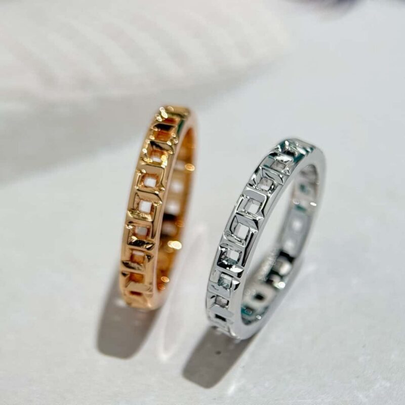 ☀Tiffany&co 蒂芙尼TRUE窄版镂空戒指