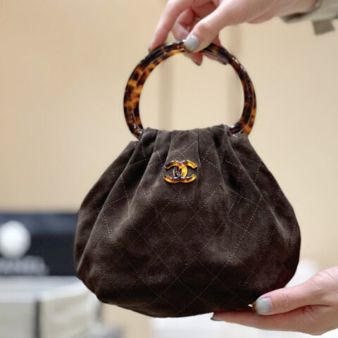 CHANEL 26C 限量版玳瑁手柄元宝包👜AS6022