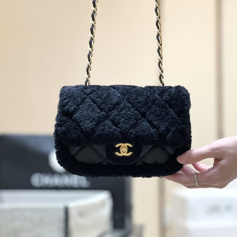 CHANEL 24K 泰迪熊CF AS5148黑色