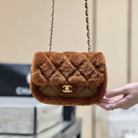 CHANEL 24K 泰迪熊CF AS5148咖色