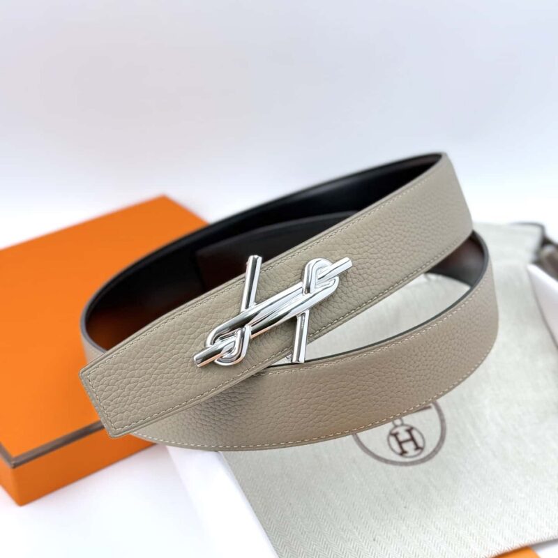 ❤️ H Noue Belt-Togo-38MM ❤️ 爱马仕（Hermès）男款腰带