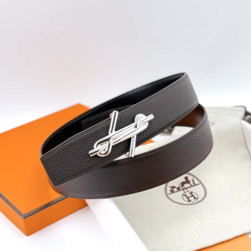 ❤️ H Noue Belt-Togo-38MM ❤️ 爱马仕（Hermès）男款腰带