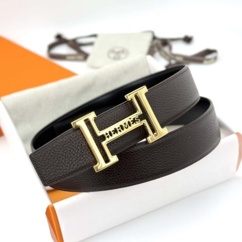 ❤️ H Noue Belt-Togo-38MM ❤️ 爱马仕（Hermès）男款腰带