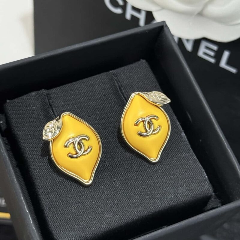 ❗️新品❗️ ☀️新款☑️ 香奈儿双C 26柠檬🍋耳钉耳环 ☀️