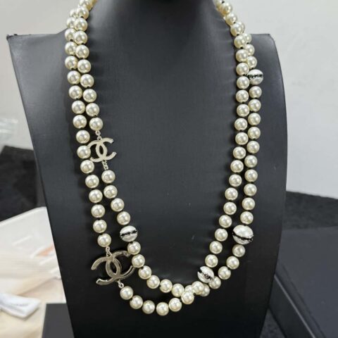 ❗️新品❗️  ☀️新款☑️ 香奈儿双C 26C 珍珠毛衣链 ☀️