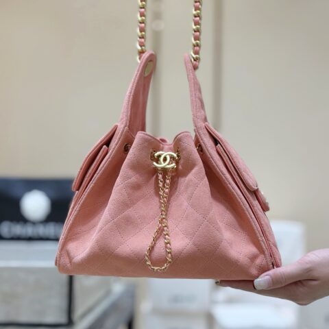 Chanel 25k 25bag麂皮👜AS5293
