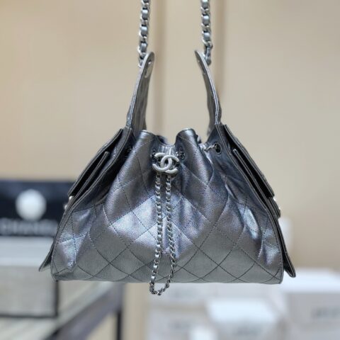 Chanel 26C 25bag荔枝皮👜AS5293 枪银