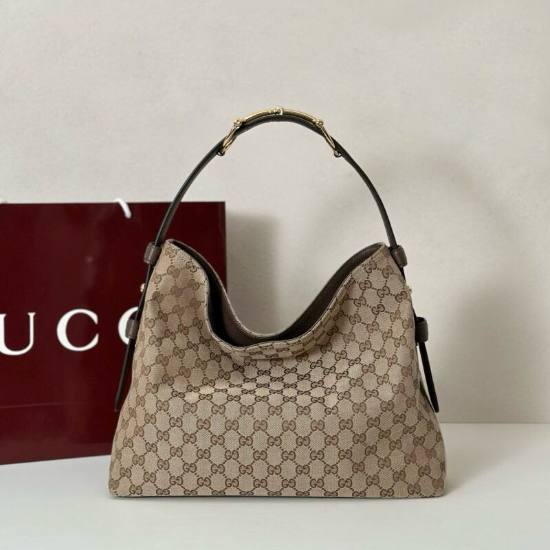 GUCCI 专柜品质，顶级原单货，实物实拍！款号850926杏布/啡皮