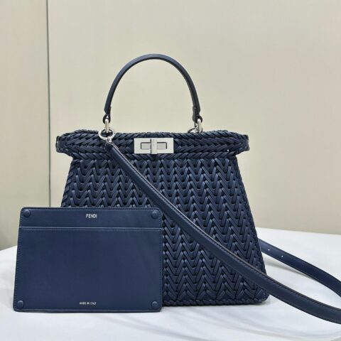 FENDI  Peekaboo ISeeU全新系列全皮编织款  款号80138L