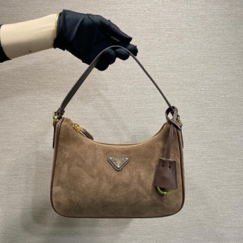 PRADA 升级版Hobo 1N204M麂皮