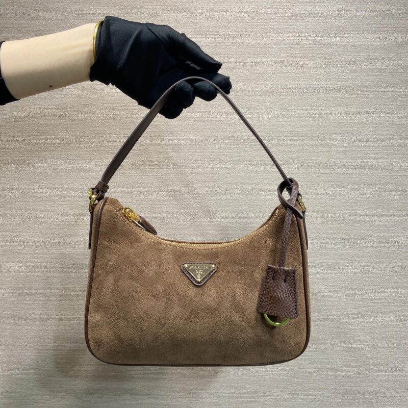 PRADA 升级版Hobo 1N204M麂皮