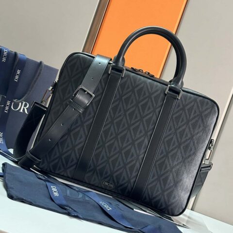 D家  顶级原单 公文包是 Dior Lingot 系列的新款单品手提包